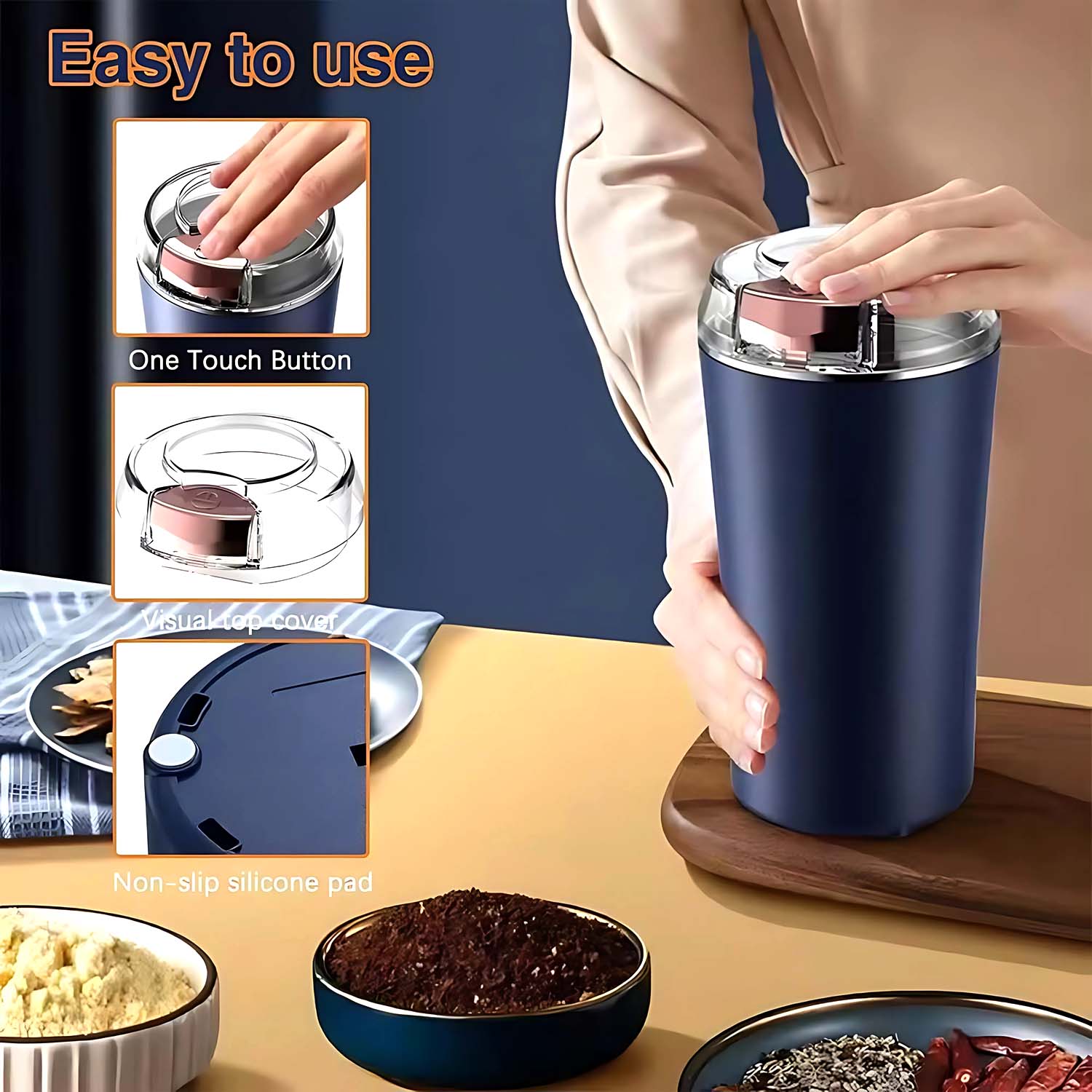 Electric Coffee and Spice Grinder - Image 12